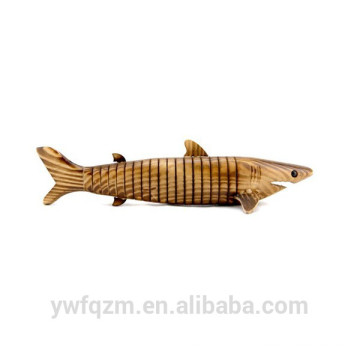 новая мода деревянная игрушка акула 